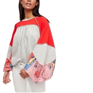 We The Free "Friday Fever" Thermal Top — Free People Boho Dolman Sleeve‎ XS/S